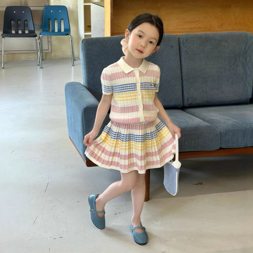 Knit Cardigan Infant - Costume d'été pour filles, vêtements pour