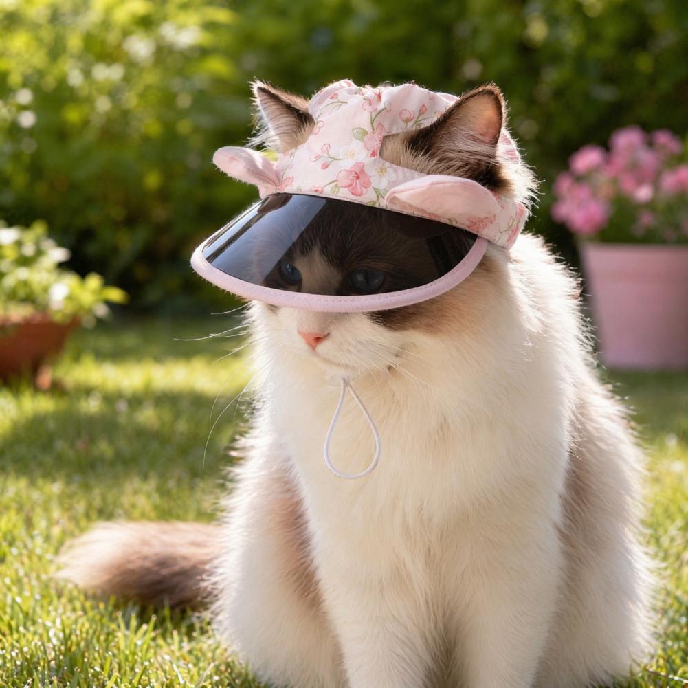 Sun Hat Wide Brim - Chapeau de soleil floral d'été pour