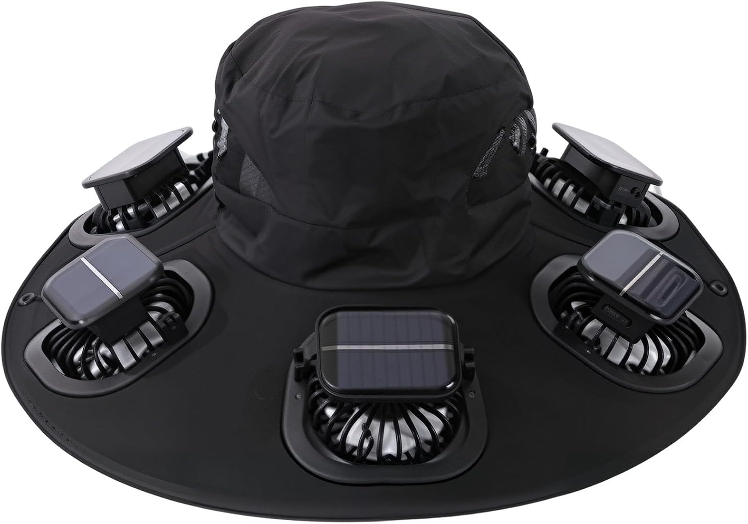 Sun Hat Wide Brim - Casquette solaire à 6 ventilateurs, respirante,