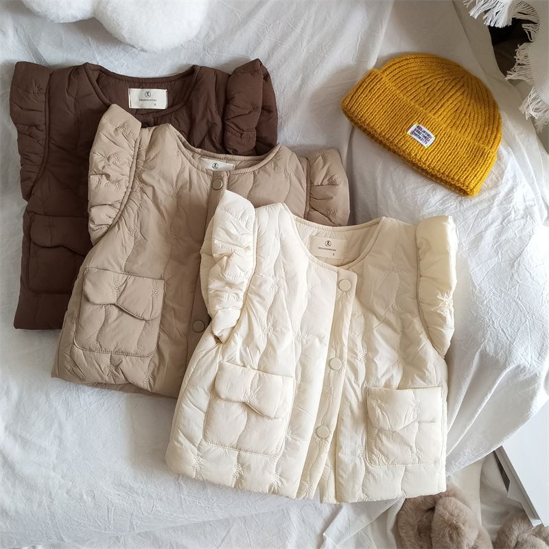 Knit Cardigan Infant - Gilet chaud sans manches pour enfants,