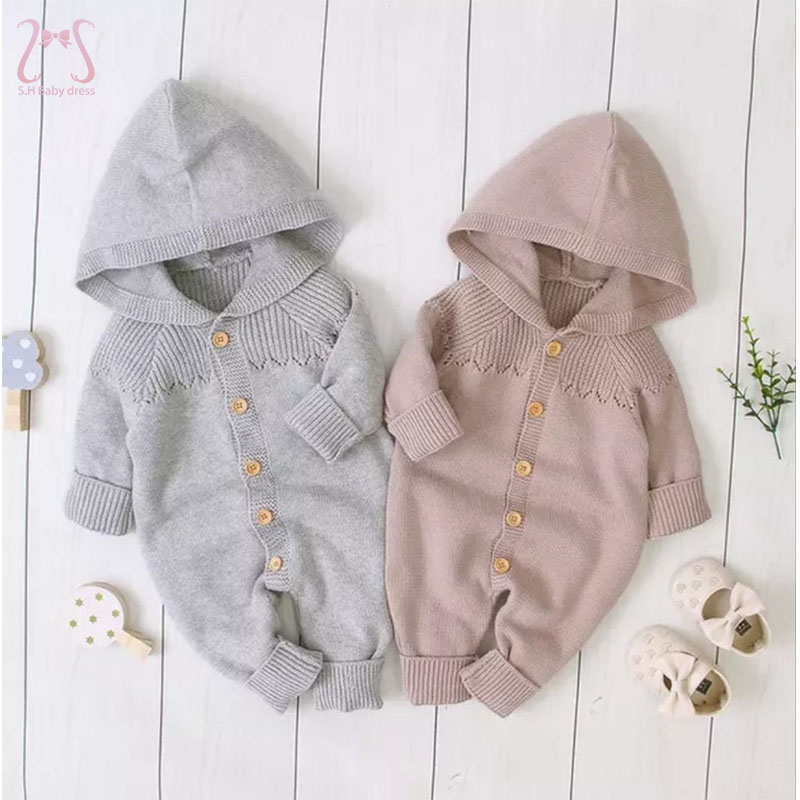 Baby Clothing H&M - Barboteuse à capuche pour bébé fille