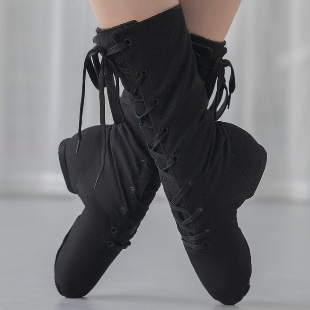 Soft Sole Booties - Bottes de jazz en toile pour