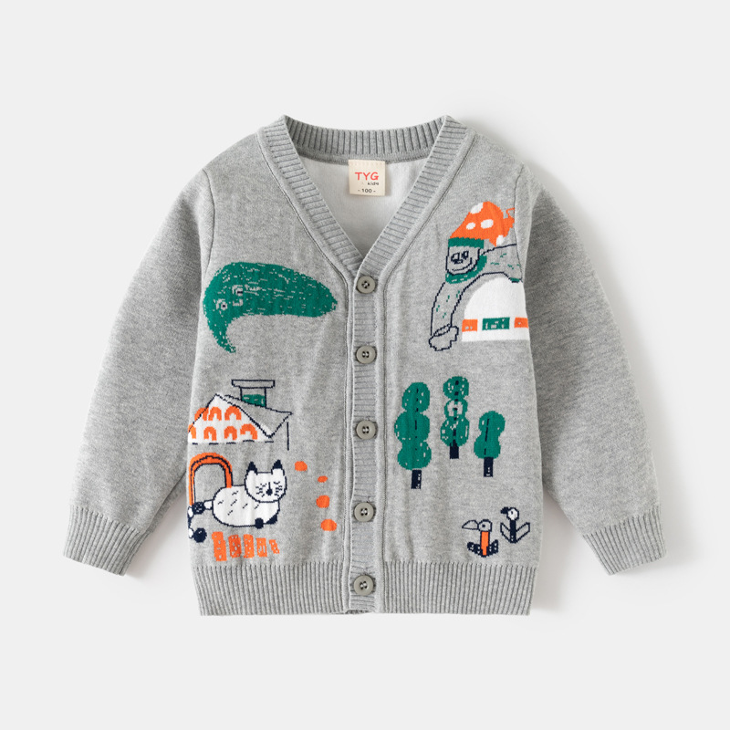 Knit Cardigan Infant - 2-8T enfant en bas âge enfant
