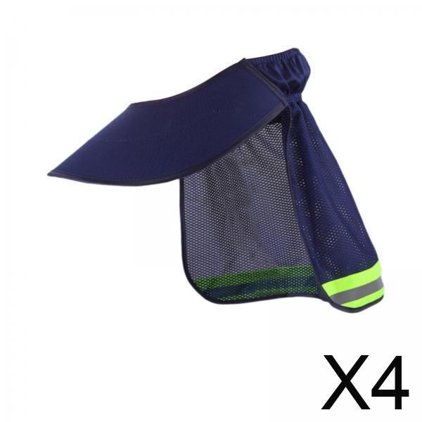 Sun Hat Wide Brim - 4x Pare-soleil pour casque de sécurité
