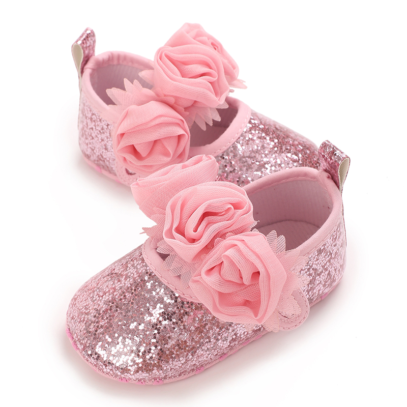 Chaussures roses pour bébé fil - Soft Sole Booties avis et prix