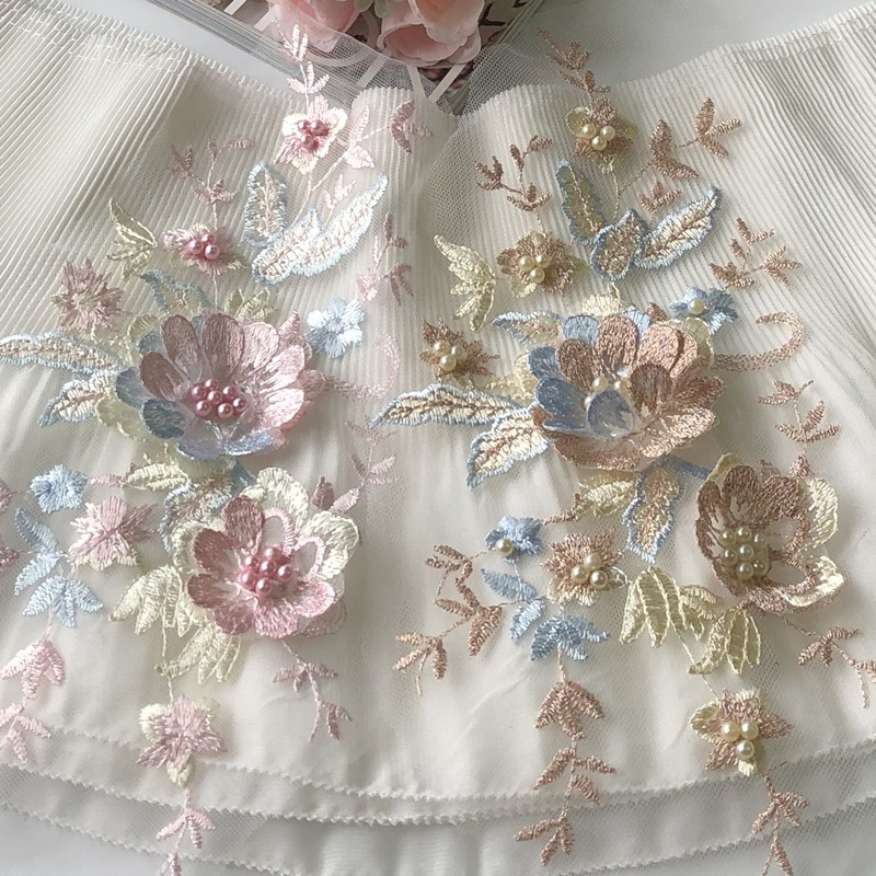 Tissu de broderie en filet de  - Baby Clothing Embroidery avis et prix