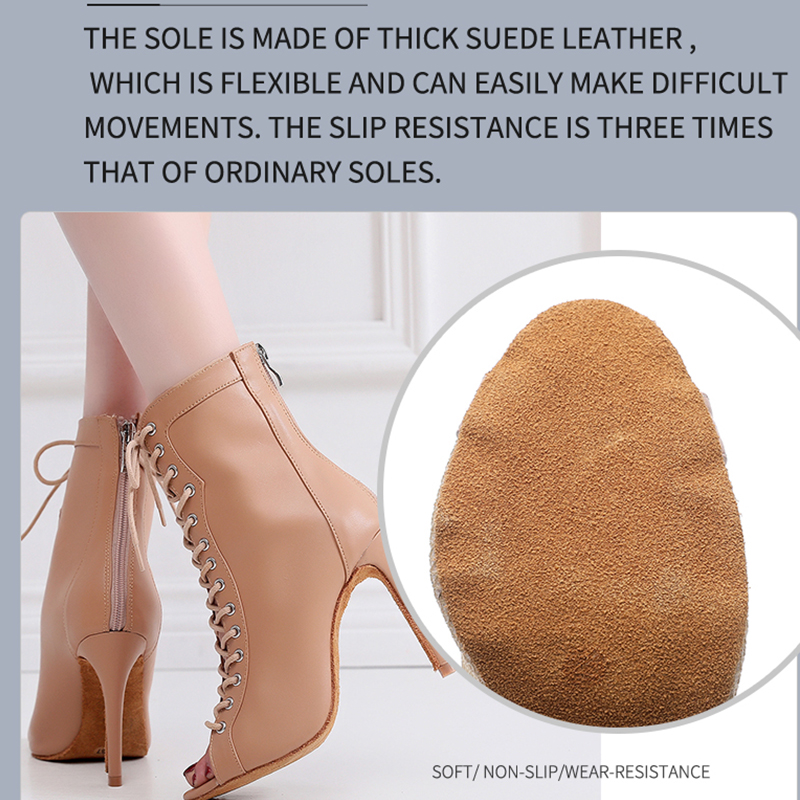 Femme Beige noir chaussons de  - Soft Sole Booties avis et prix