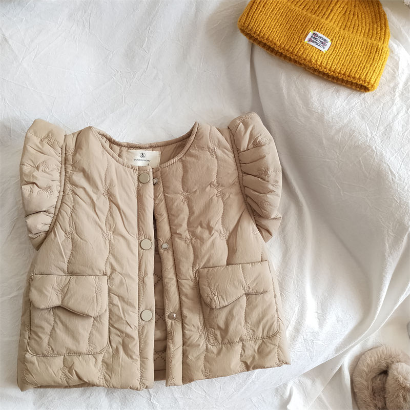 Gilet chaud sans manches pour  - Knit Cardigan Infant avis et prix