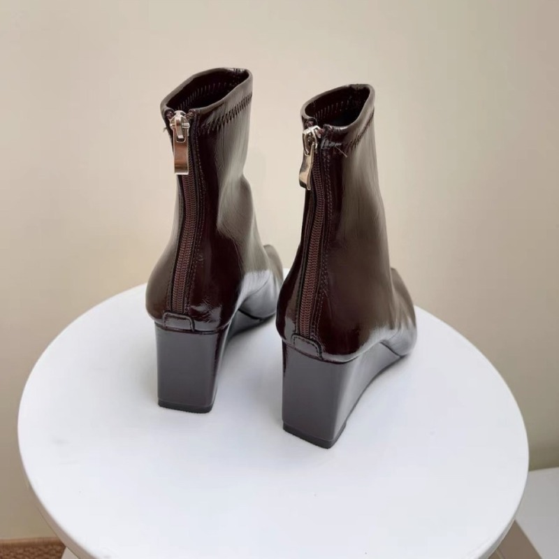 Bottines à talons compensés, b - Soft Sole Booties avis et prix