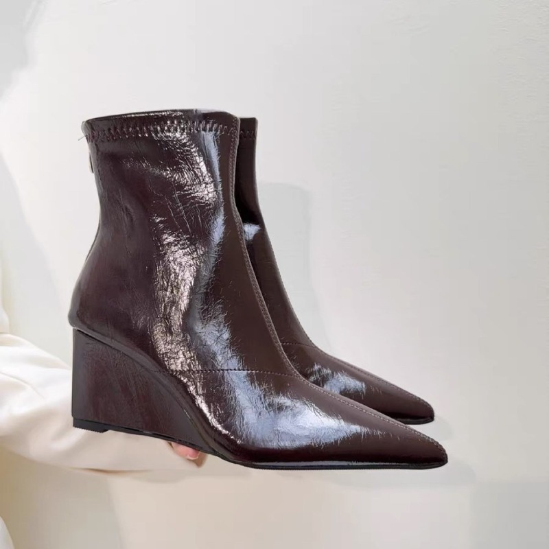 Bottines à talons compensés, b - Soft Sole Booties avis et prix