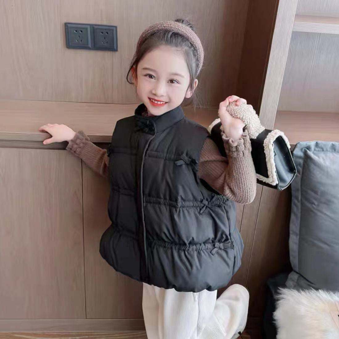Gilet d'hiver épais pour fille - Baby Clothing Designer avis et prix