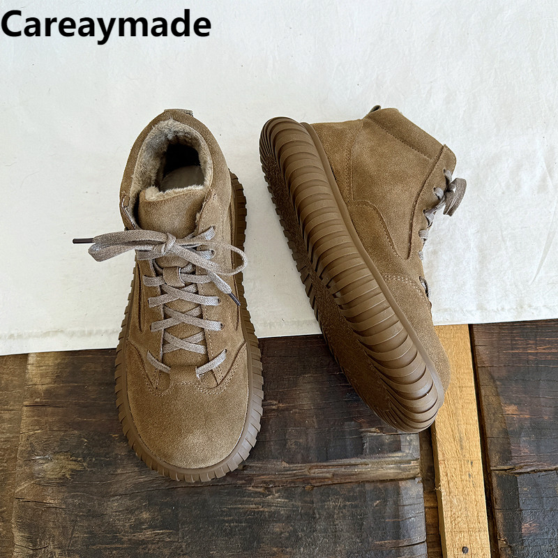 Careaymade-Bottes en cuir véri - Soft Sole Booties avis et prix