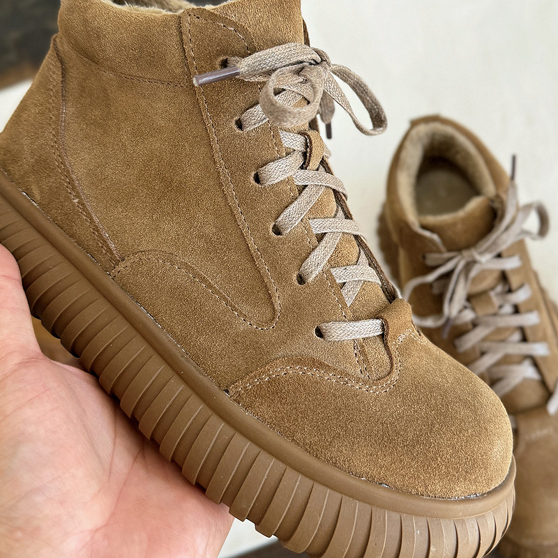 Careaymade-Bottes en cuir véri - Soft Sole Booties avis et prix