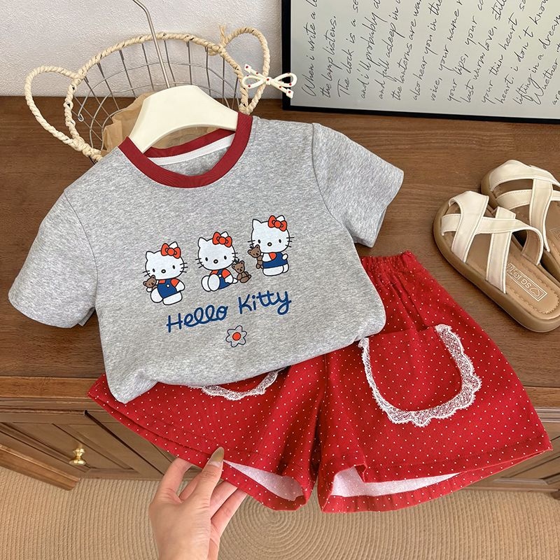 Ensemble d'été Hello Kitty pou - Baby Clothing Quality avis et prix