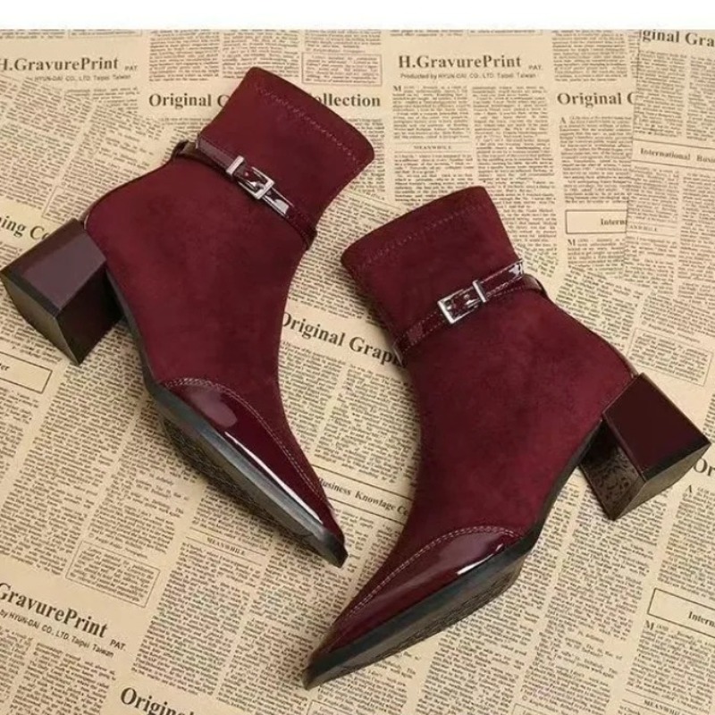Bottines à boucle de ceinture, - Soft Sole Booties avis et prix
