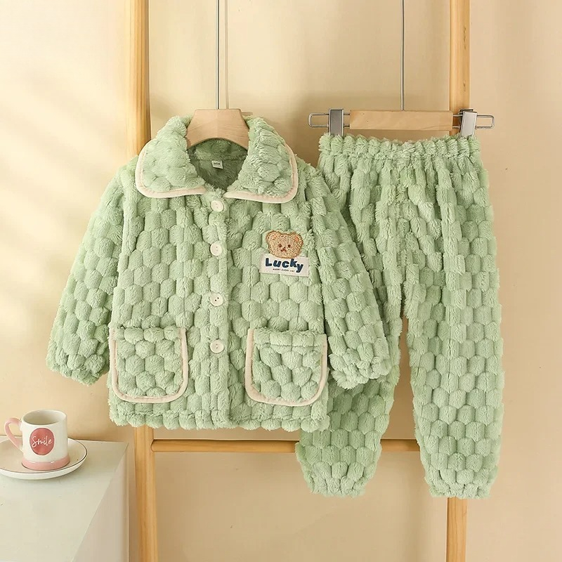 Pyjama épais en flanelle pour  - Baby Clothing For Sleep avis et prix