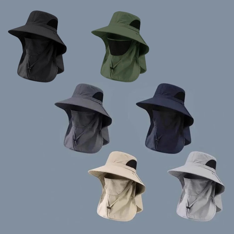 Chapeau de pêche en polyester  - Sun Hat Wide Brim avis et prix