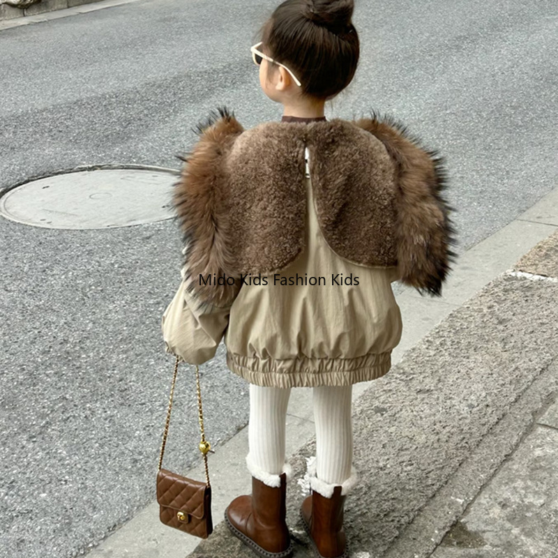 Manteau rembourré en fausse fo - Baby Clothing Designer avis et prix