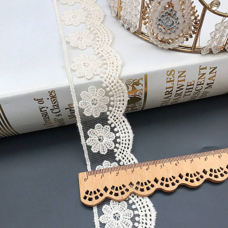 Fil de coton brodé blanc Beige - Baby Clothing Embroidery avis et prix