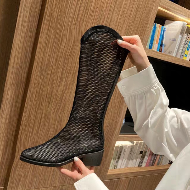 Bottes hautes en maille, nouve - Soft Sole Booties avis et prix